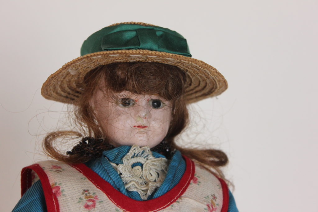 Close up of Doll from Johannes Dyck's Collection